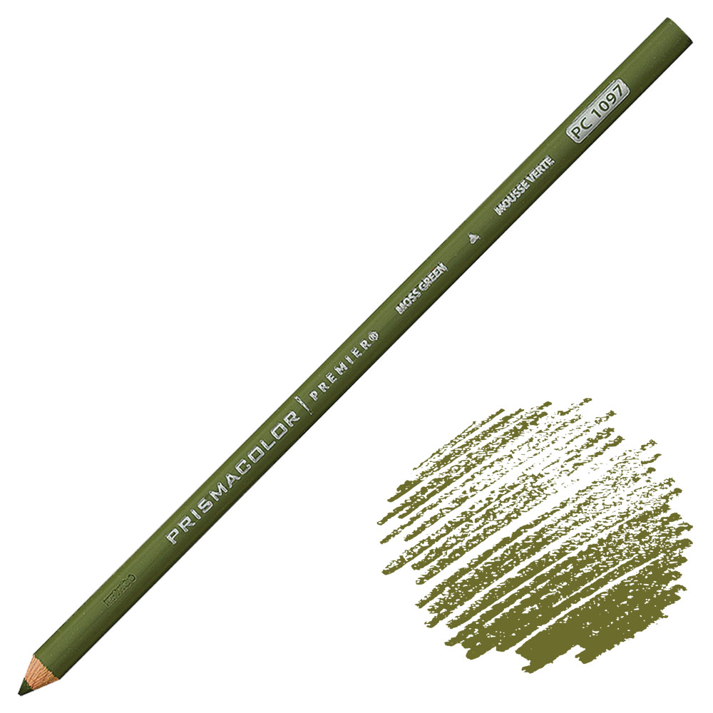 Prismacolor Premier Soft Core Colored Pencil Moss Green