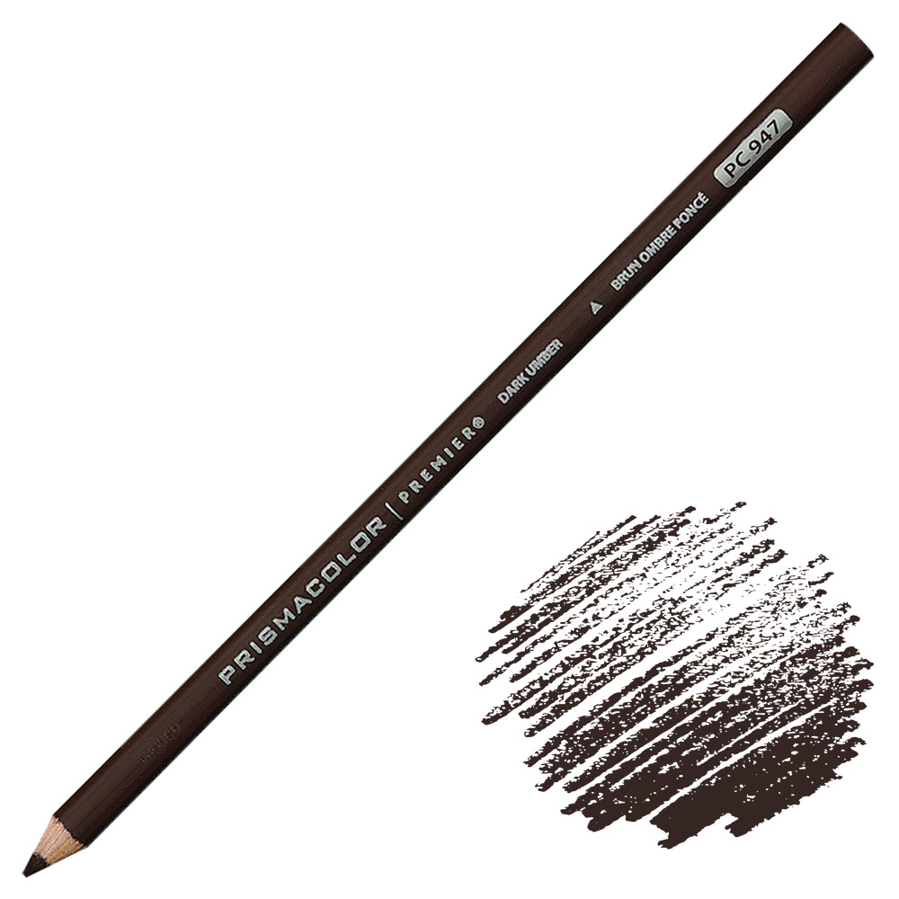 Prismacolor Premier Soft Core Colored Pencil Dark Umber