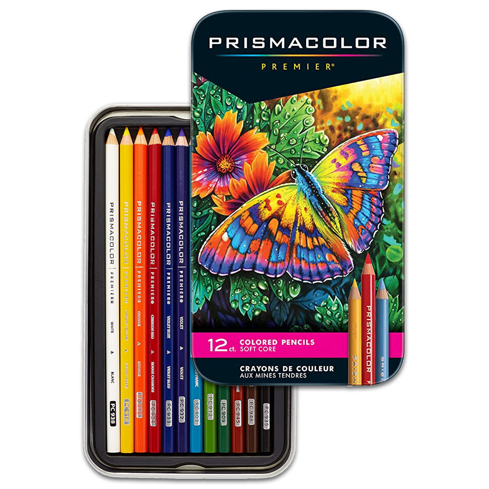 Prismacolor Premier Soft Core Colored Pencil 12 Set