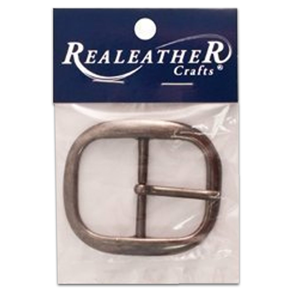 BELT BUCKLE 1.5" ANTIQUE NICKEL