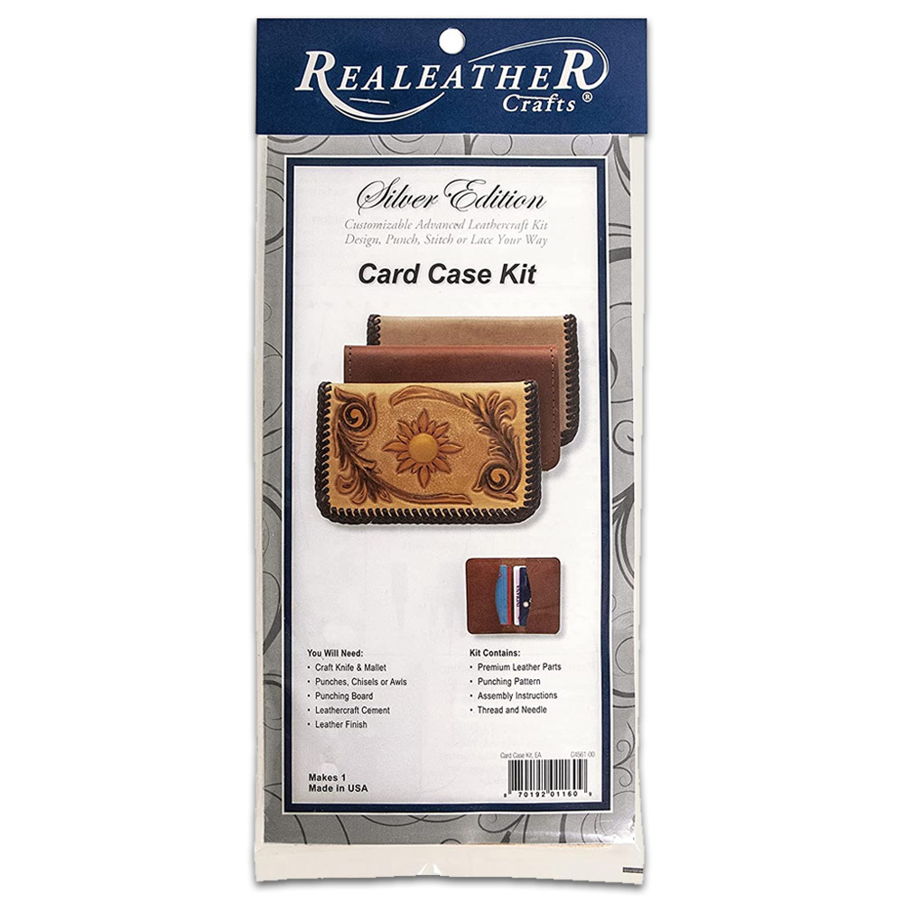 Realeather Crafts Silver Edition Card Case Kit