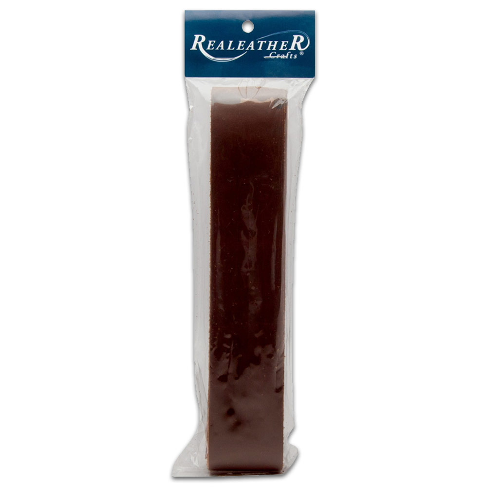 Realeather Leather Strip 1.5"x42" Brown