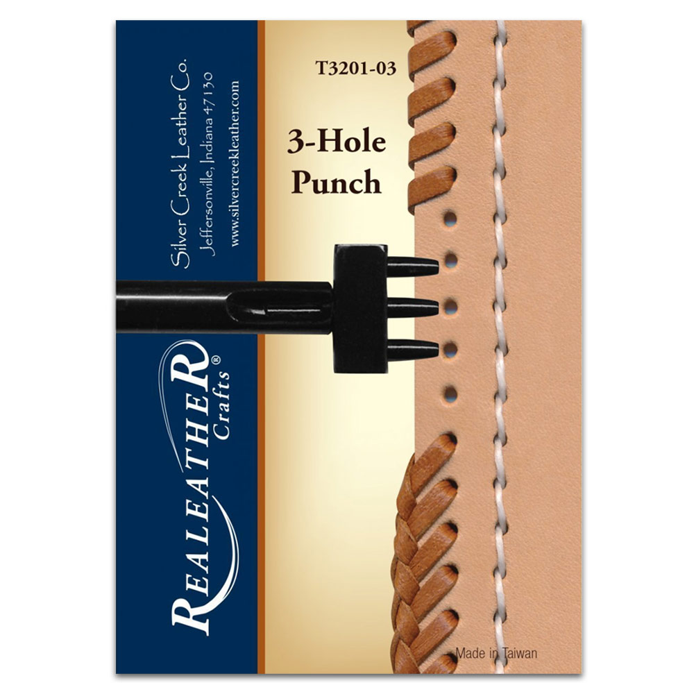 Realeather Crafts 3-Hole Stitching Punch