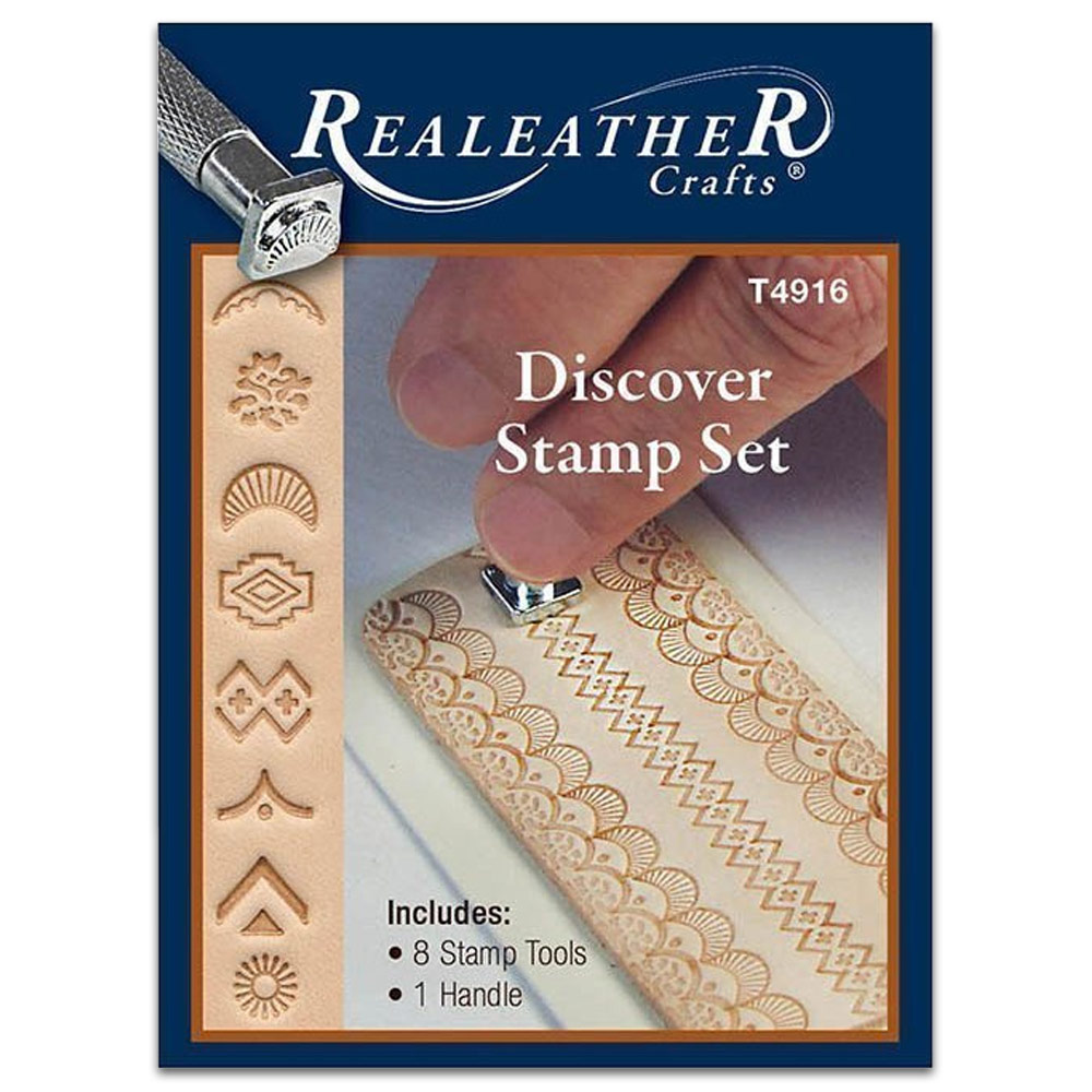 Realeather Crafts Discover Stamp 8 Set