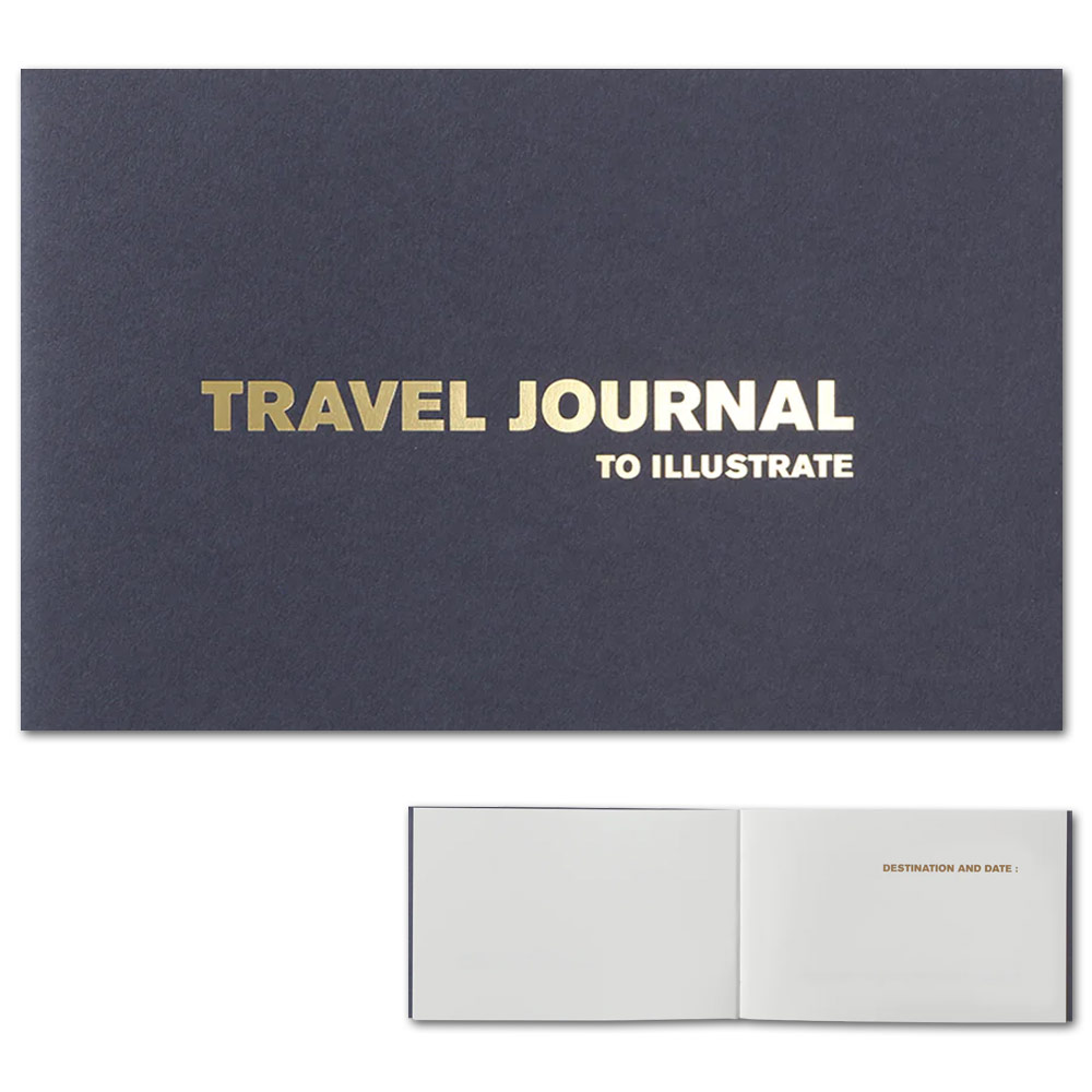 Supereditions Travel Journal To Illustrate Blue