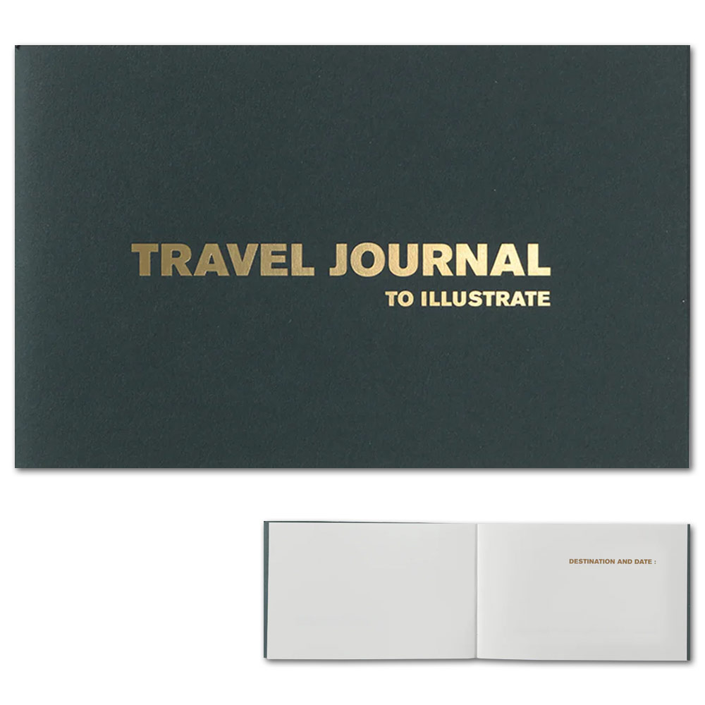 Supereditions Travel Journal To Illustrate Green