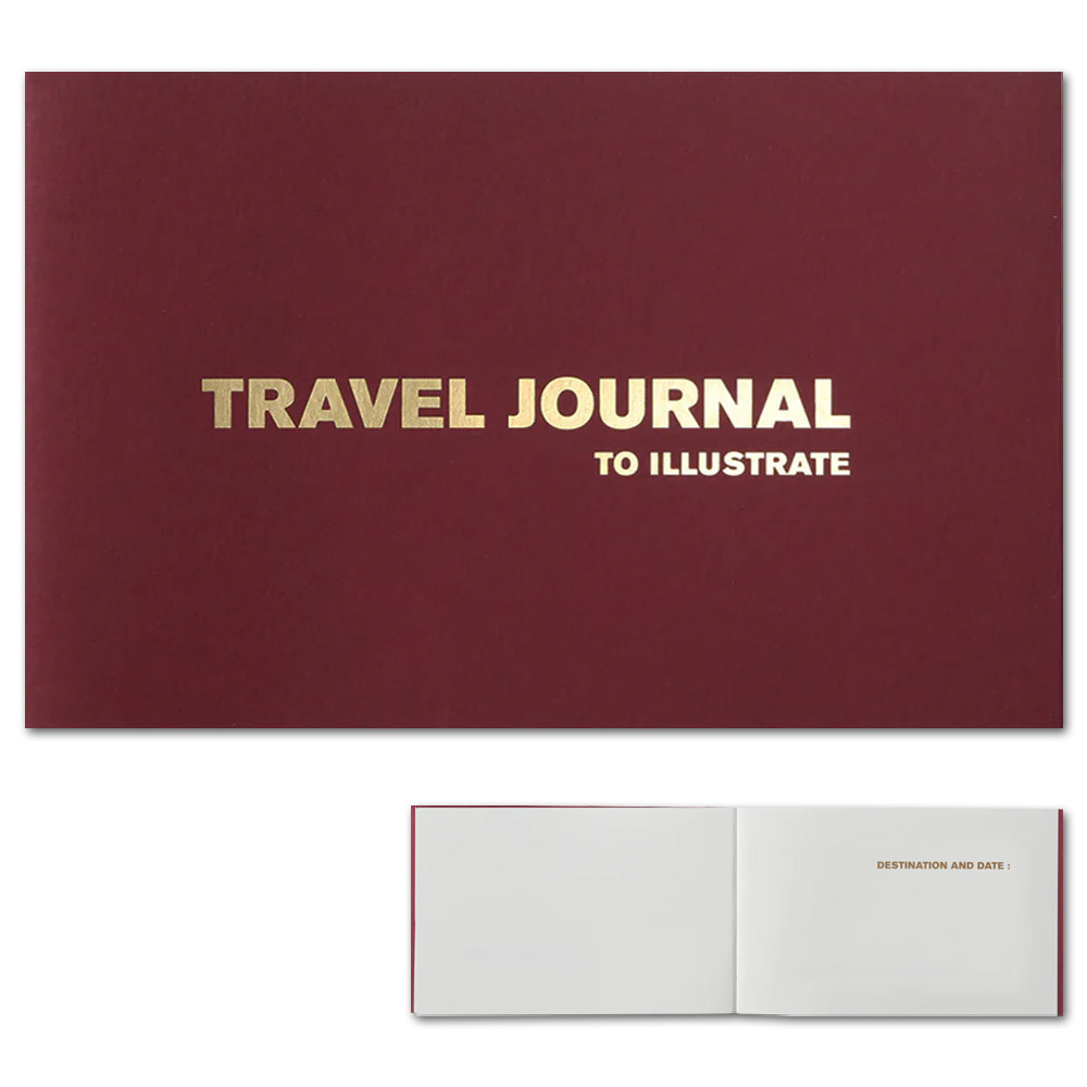 Supereditions Travel Journal To Illustrate Red