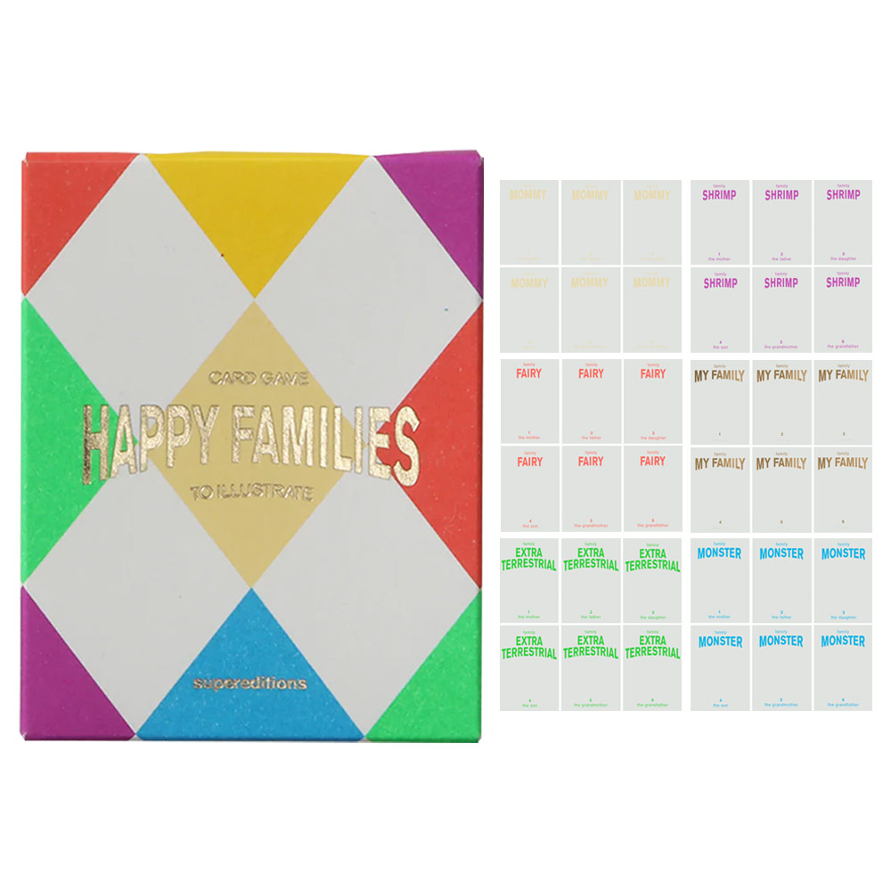 Supereditions Card Game Happy Families