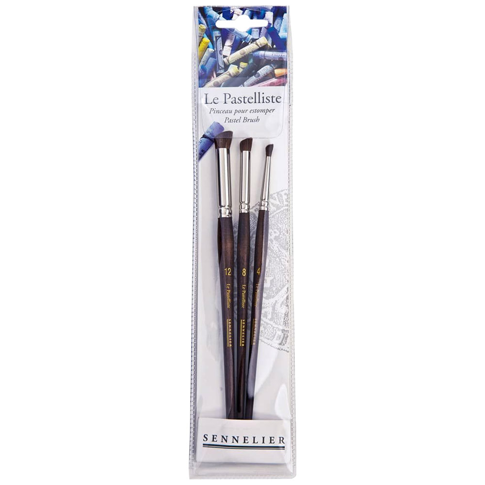 Sennelier Le Pastelliste Pastel Brush Set 3
