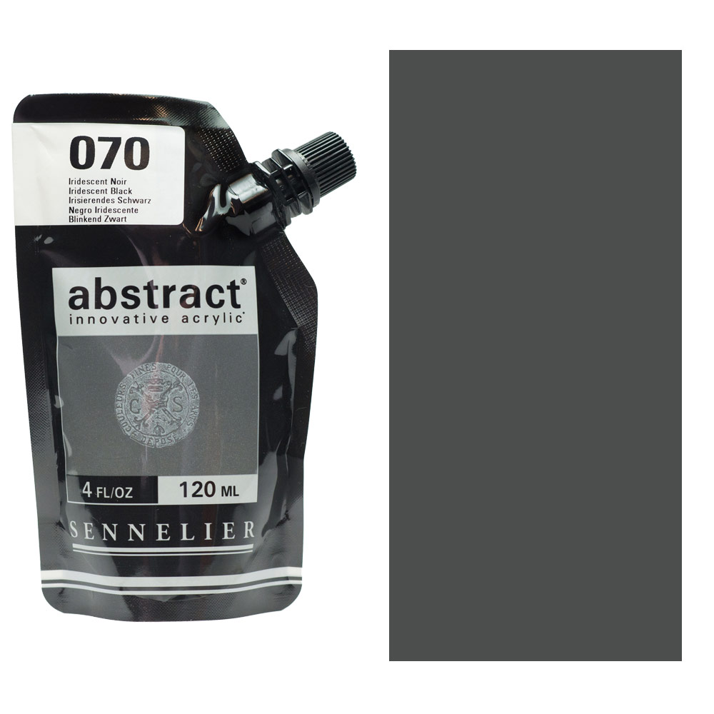 Sennelier Abstract Acrylic 120ml Iridescent Black