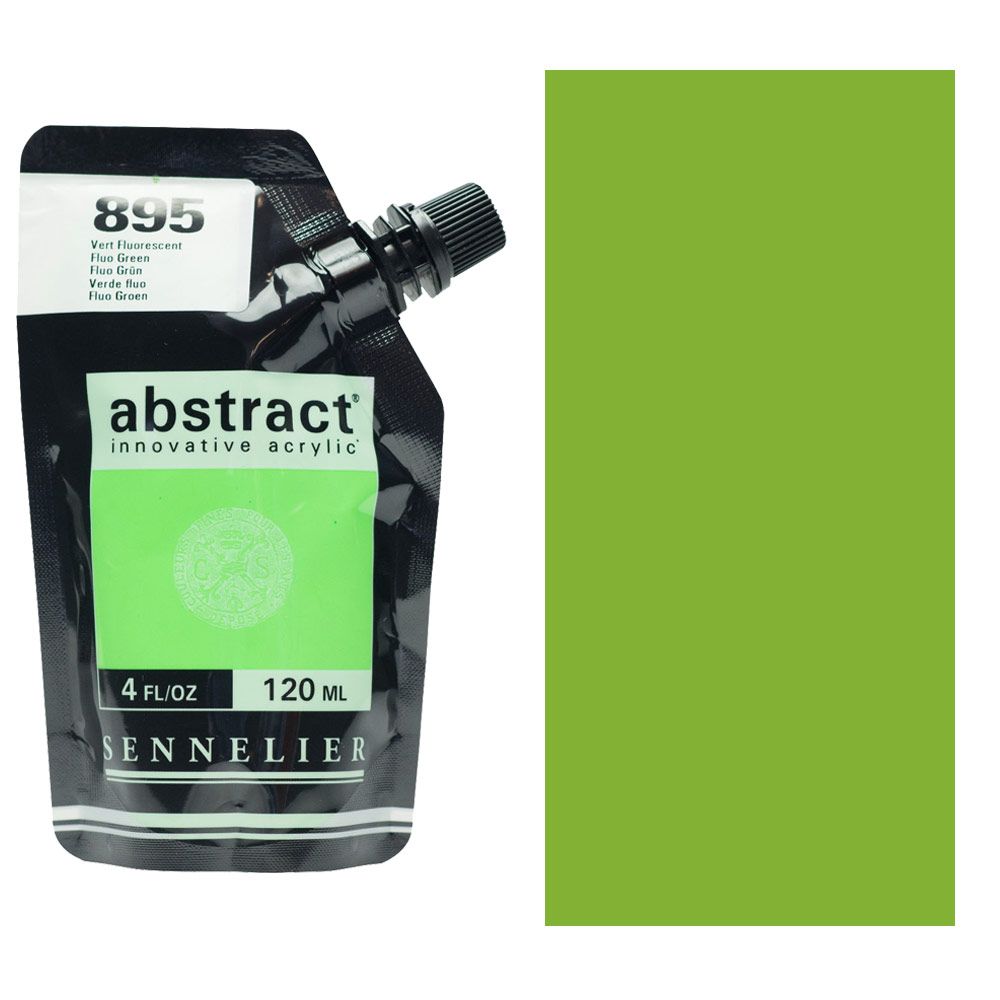 Sennelier Abstract Acrylic - Fluorescent Green 120 ml