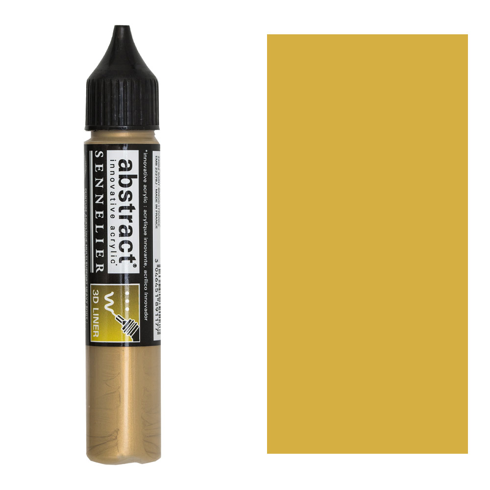 Sennelier Abstract Acrylic Liner 27ml Iridescent Gold