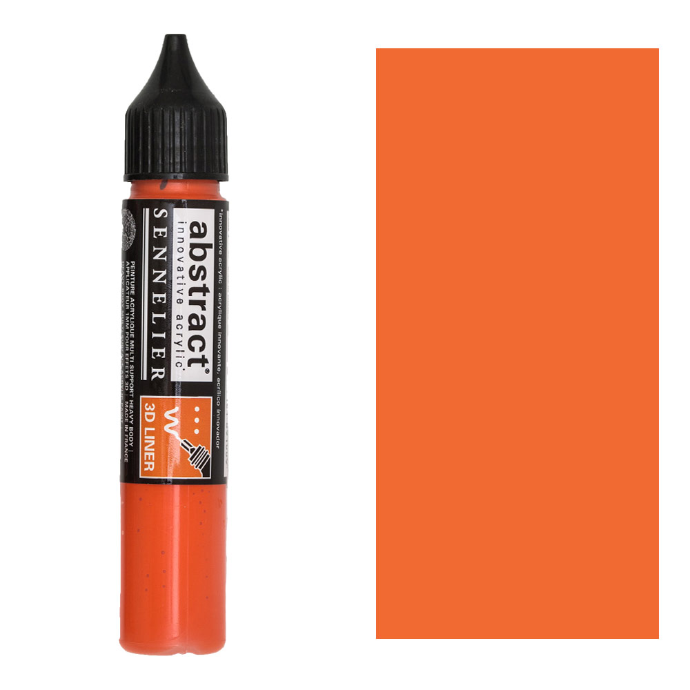 Sennelier Abstract Acrylic Liner 27ml Cadmium Red Orange Hue