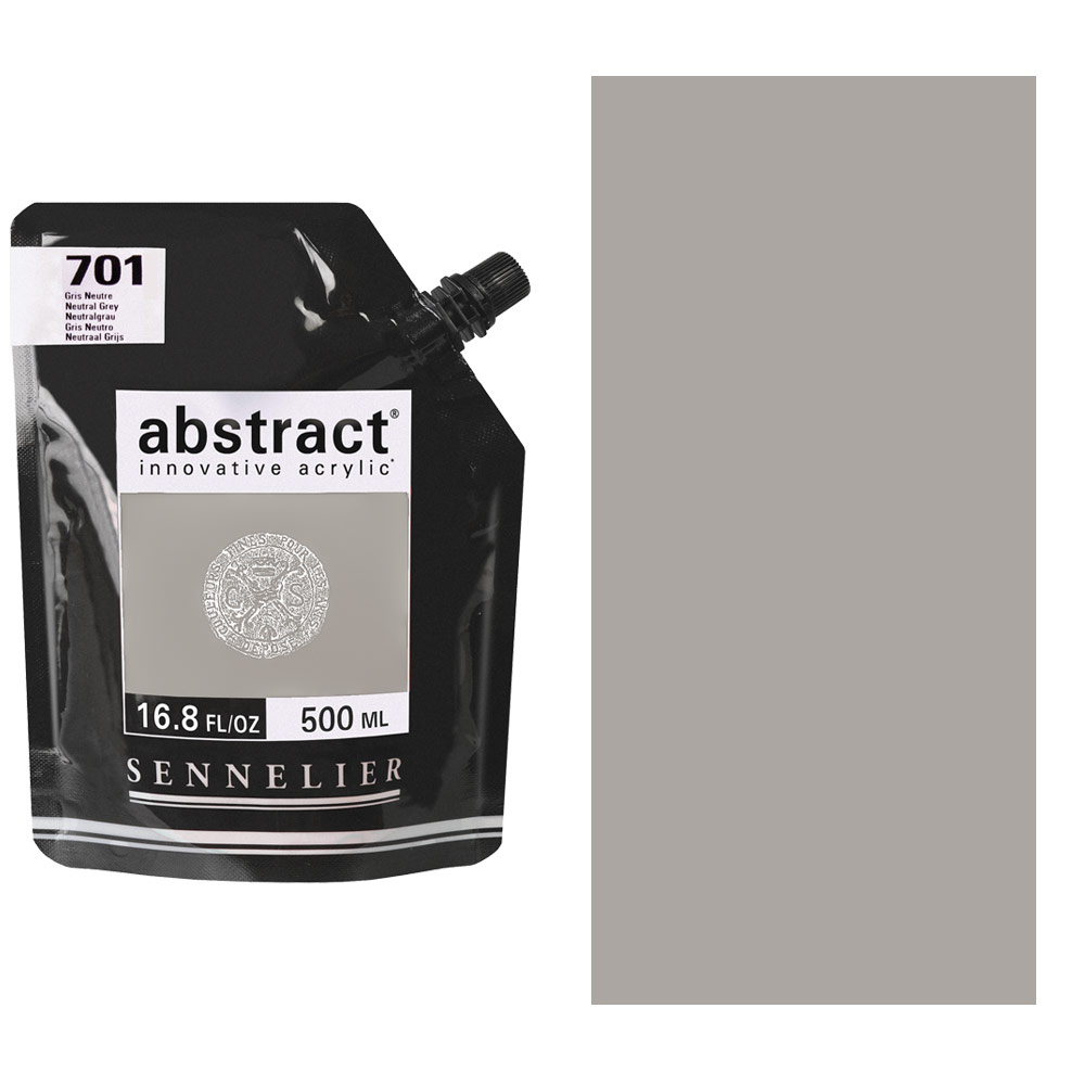 Sennelier Abstract Acrylic 500ml Neutral Grey