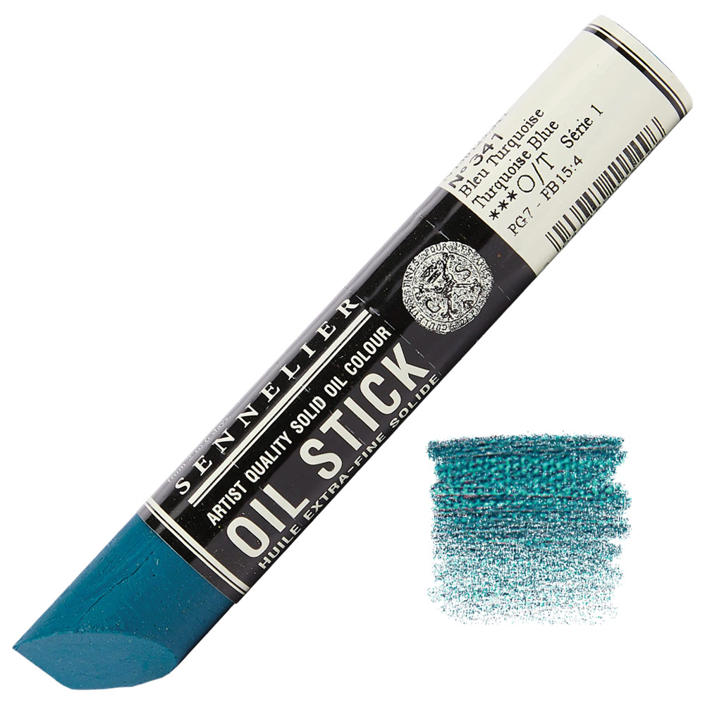 Sennelier Extra Fine Artists' Oil Stick 38ml Turquoise Blue 341