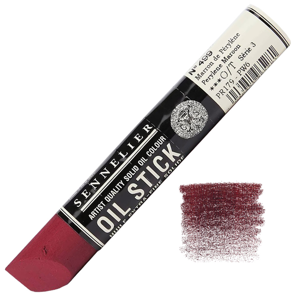 Sennelier Extra Fine Artists' Oil Stick 38ml Perylene Maroon 499