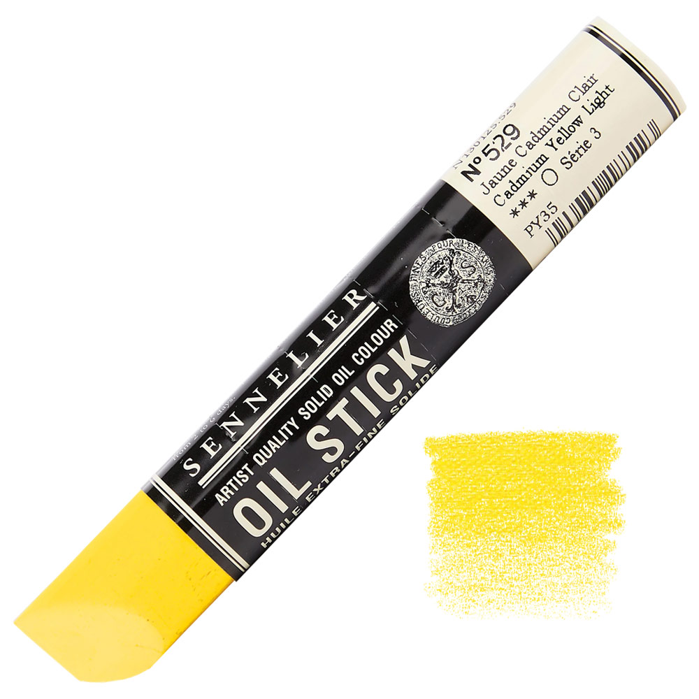 Sennelier Extra Fine Artists' Oil Stick 38ml Cadmium Yellow Light 529