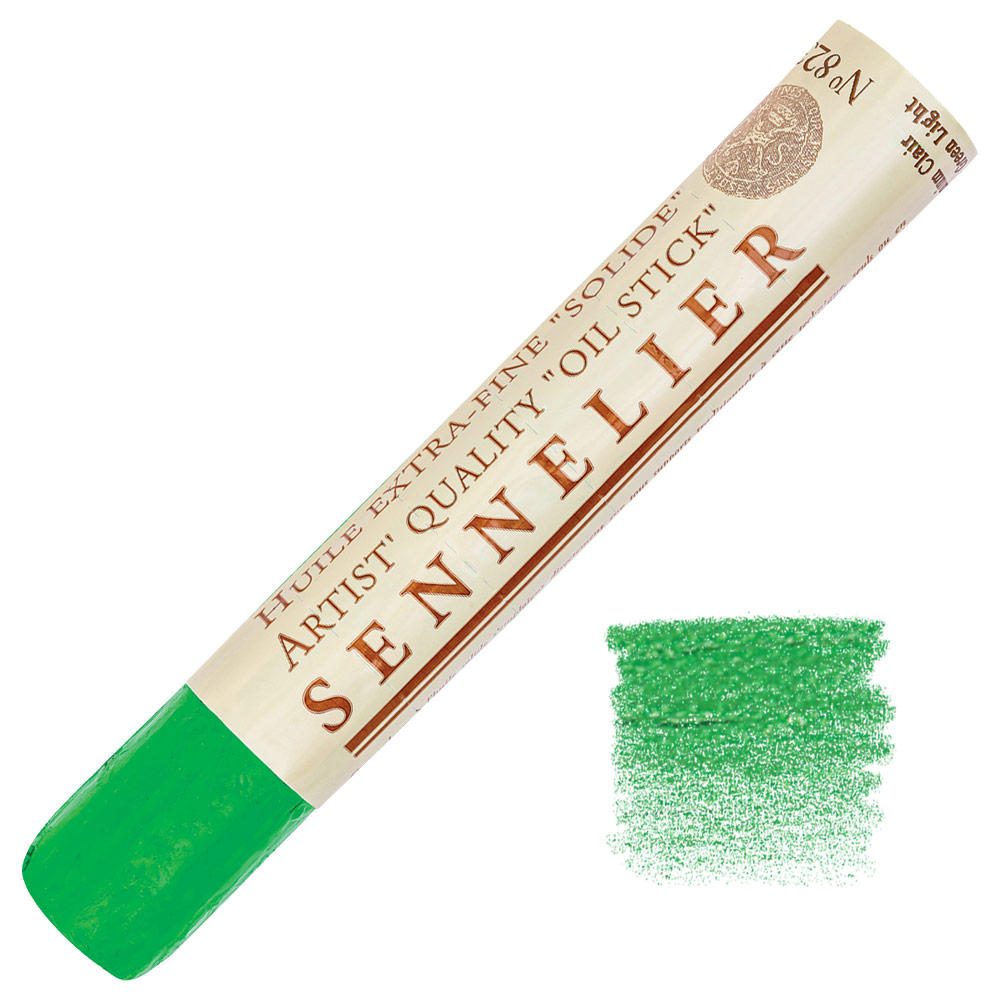 Sennelier Extra Fine Artists' Oil Stick 38ml Cadmium Green Light 823