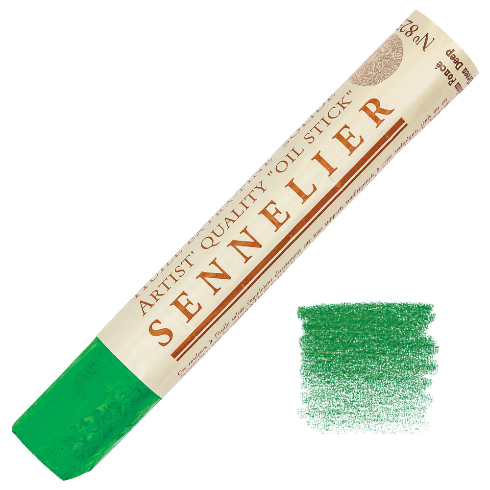 Sennelier Extra Fine Artists' Oil Stick 38ml Cadmium Green Deep 825