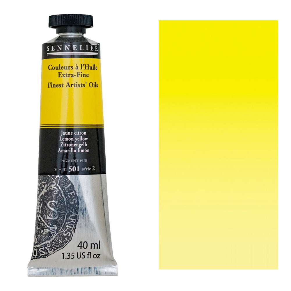 Sennelier Finest Artists' Oils 40ml Lemon Yellow
