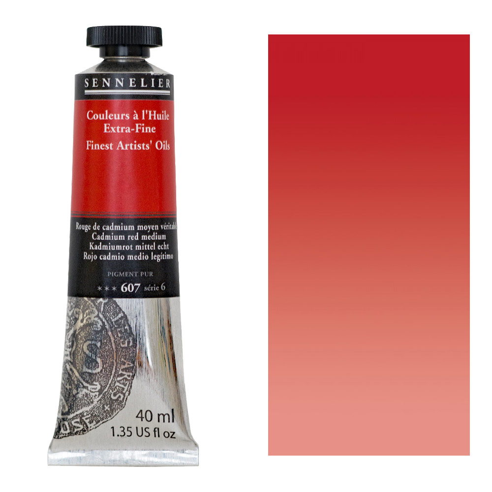 Sennelier Finest Artists' Oils 40ml Cadmium Red Medium