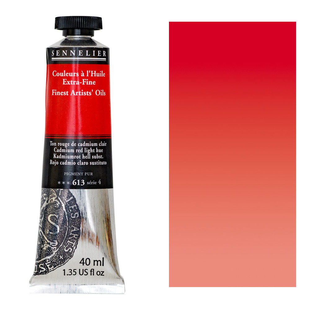 Sennelier Finest Artists' Oils 40ml Cadmium Red Light Hue