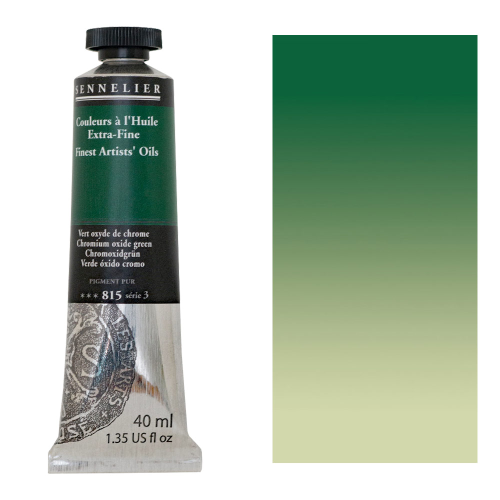 Sennelier Finest Artists' Oils 40ml Chromium Oxide Green