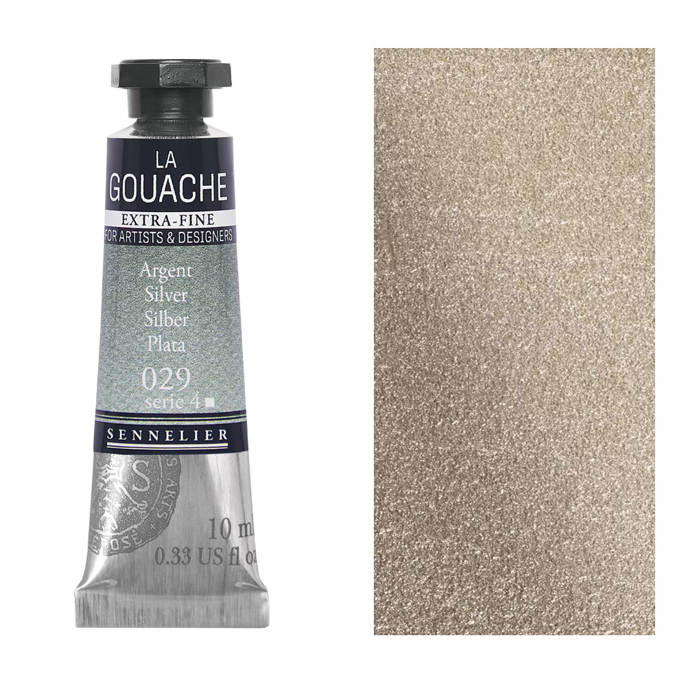 Sennelier Extra Fine La Gouache 10ml Silver