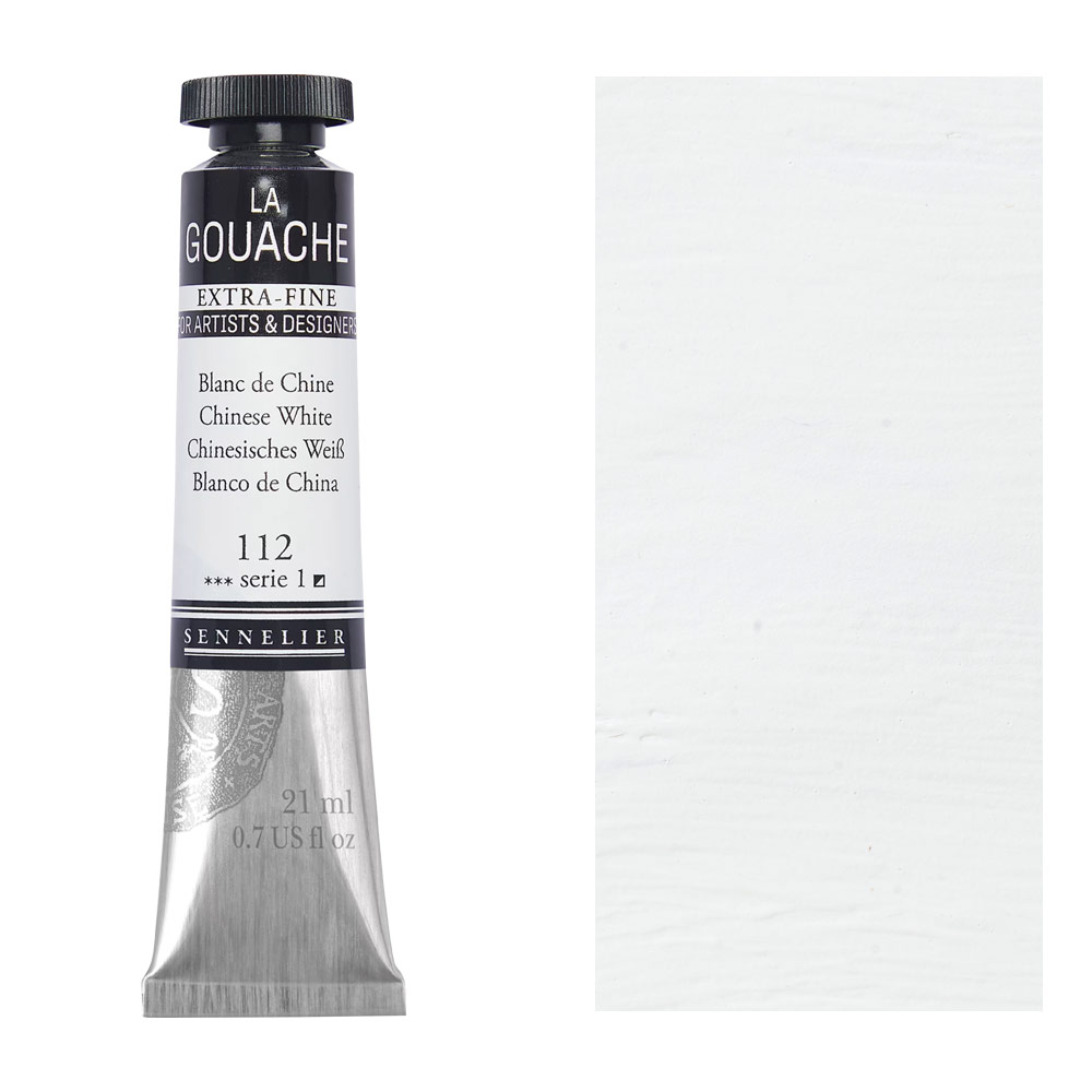 Sennelier Extra Fine La Gouache 21ml Chinese White