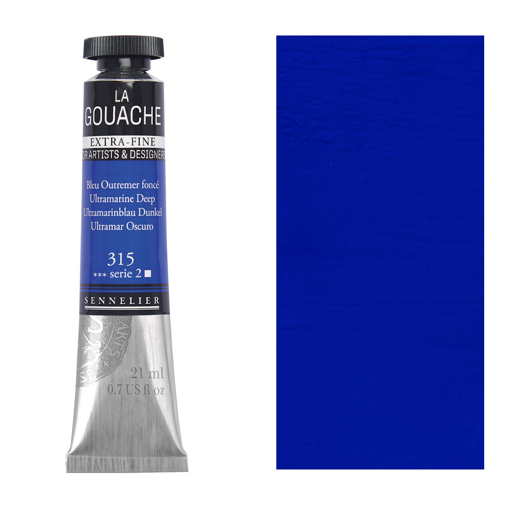 Sennelier Extra Fine La Gouache 21ml Ultramarine Deep
