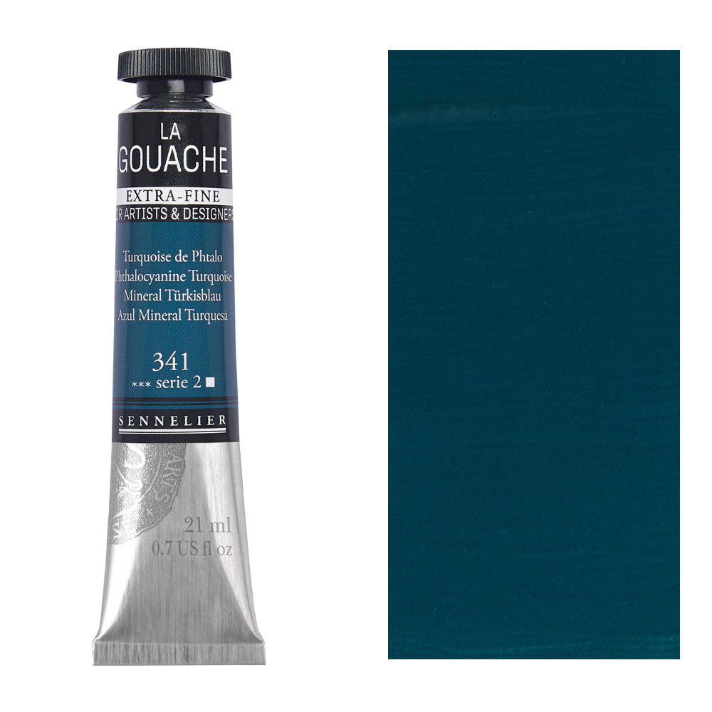 Sennelier Extra Fine La Gouache 21ml Phthalocyanine Turquoise