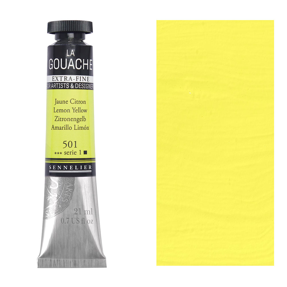 Sennelier Extra Fine La Gouache 21ml Lemon Yellow