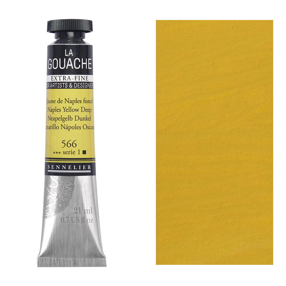 Sennelier Extra Fine La Gouache 21ml Naples Yellow Deep