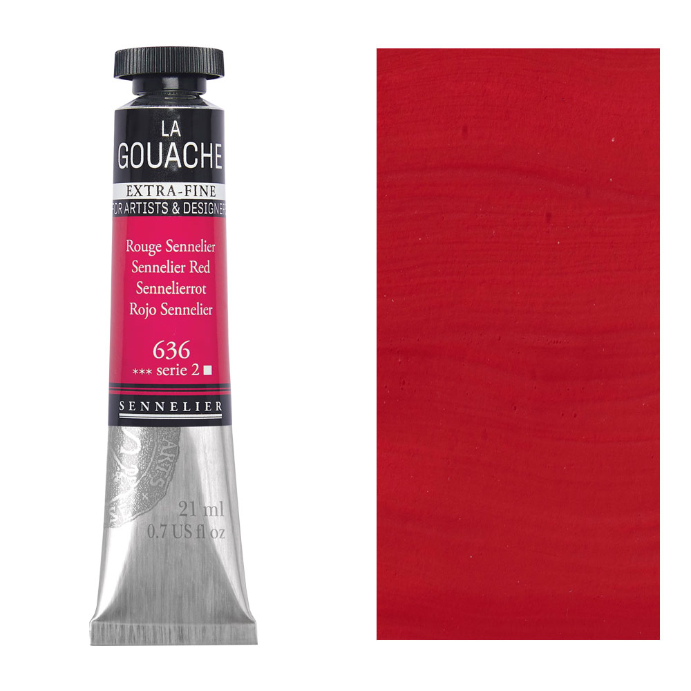 Sennelier Extra Fine La Gouache 21ml Sennelier Red