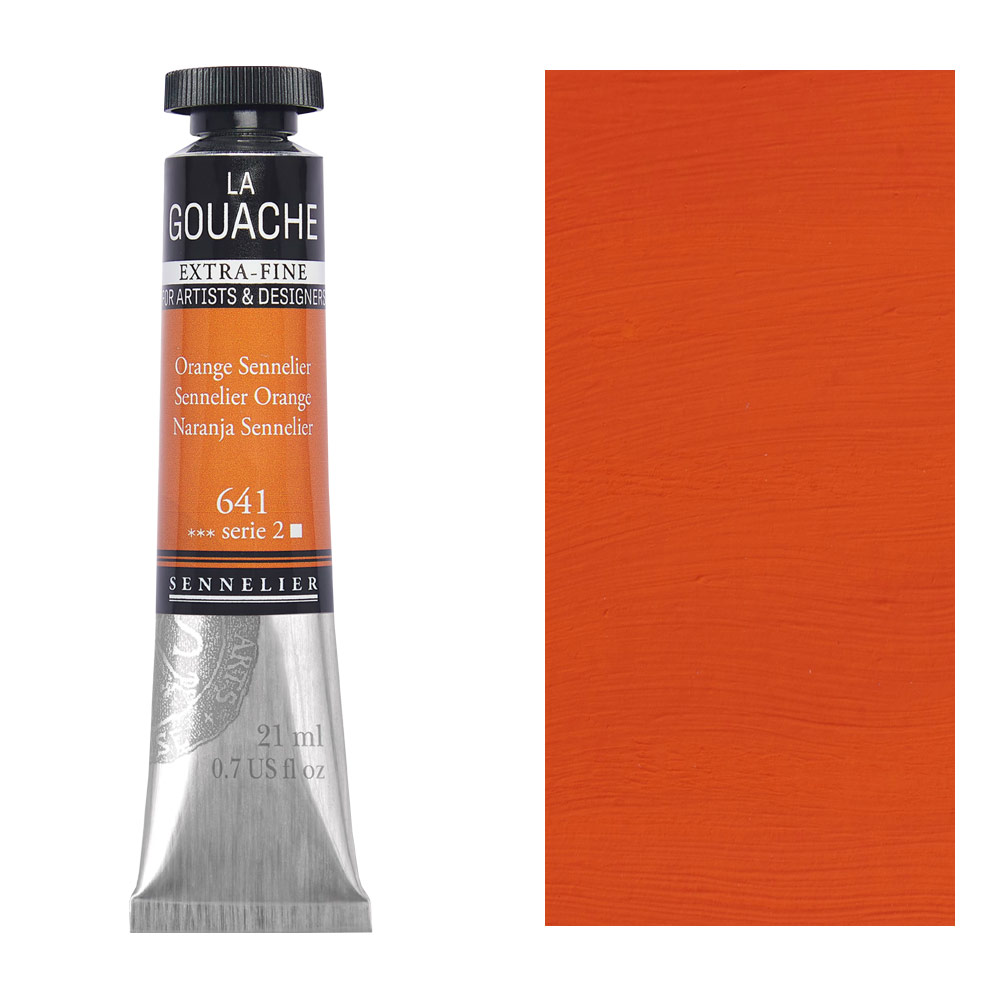 Sennelier Extra Fine La Gouache 21ml Sennelier Orange