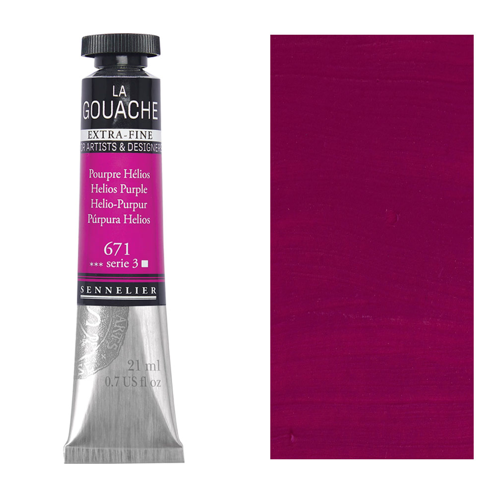 Sennelier Extra Fine La Gouache 21ml Helios Purple