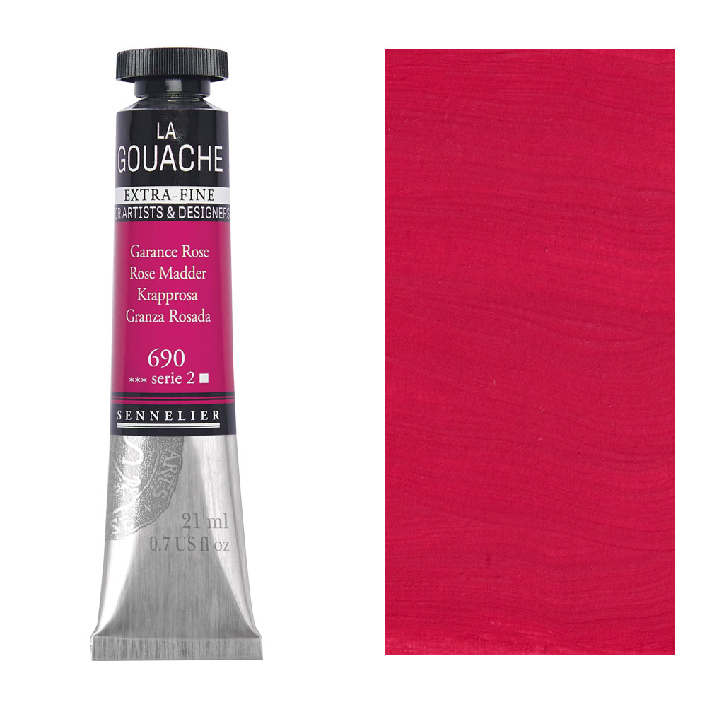Sennelier Extra Fine La Gouache 21ml Rose Madder