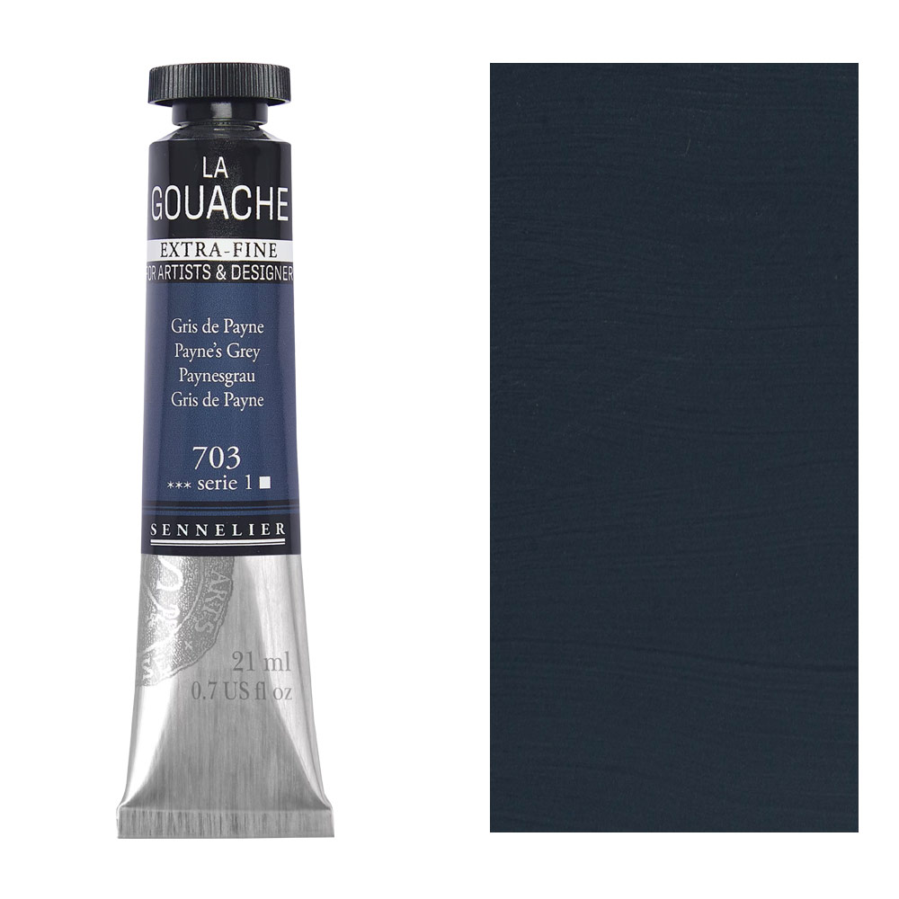 Sennelier Extra Fine La Gouache 21ml Payne's Grey