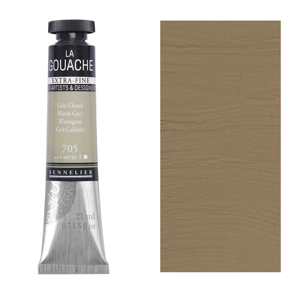 Sennelier Extra Fine La Gouache 21ml Warm Grey