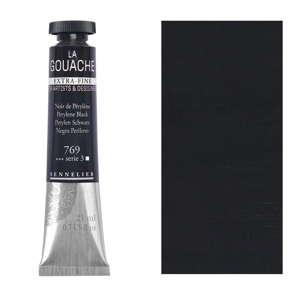 Sennelier Extra Fine La Gouache 21ml Perylene Black
