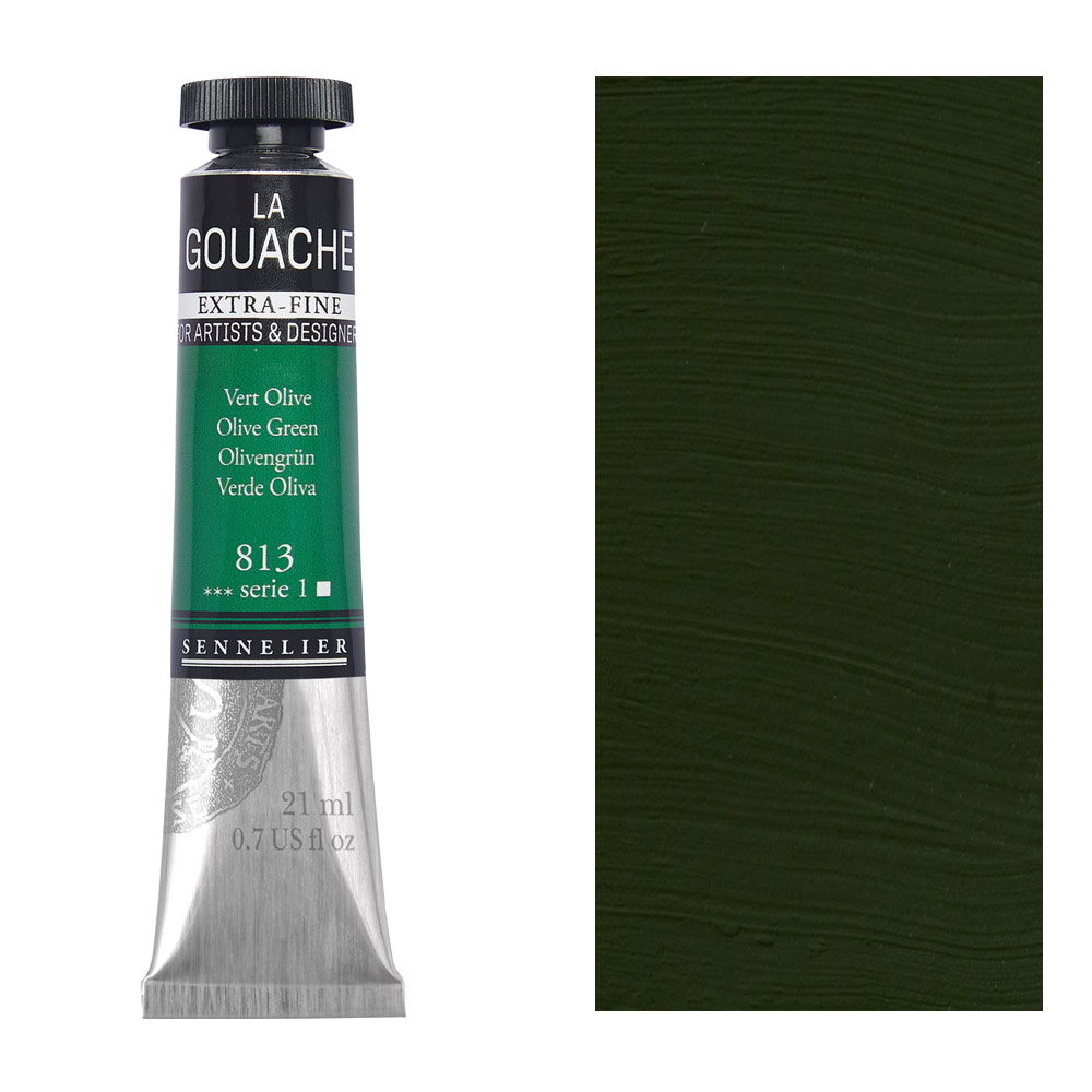 Sennelier Extra Fine La Gouache 21ml Olive Green