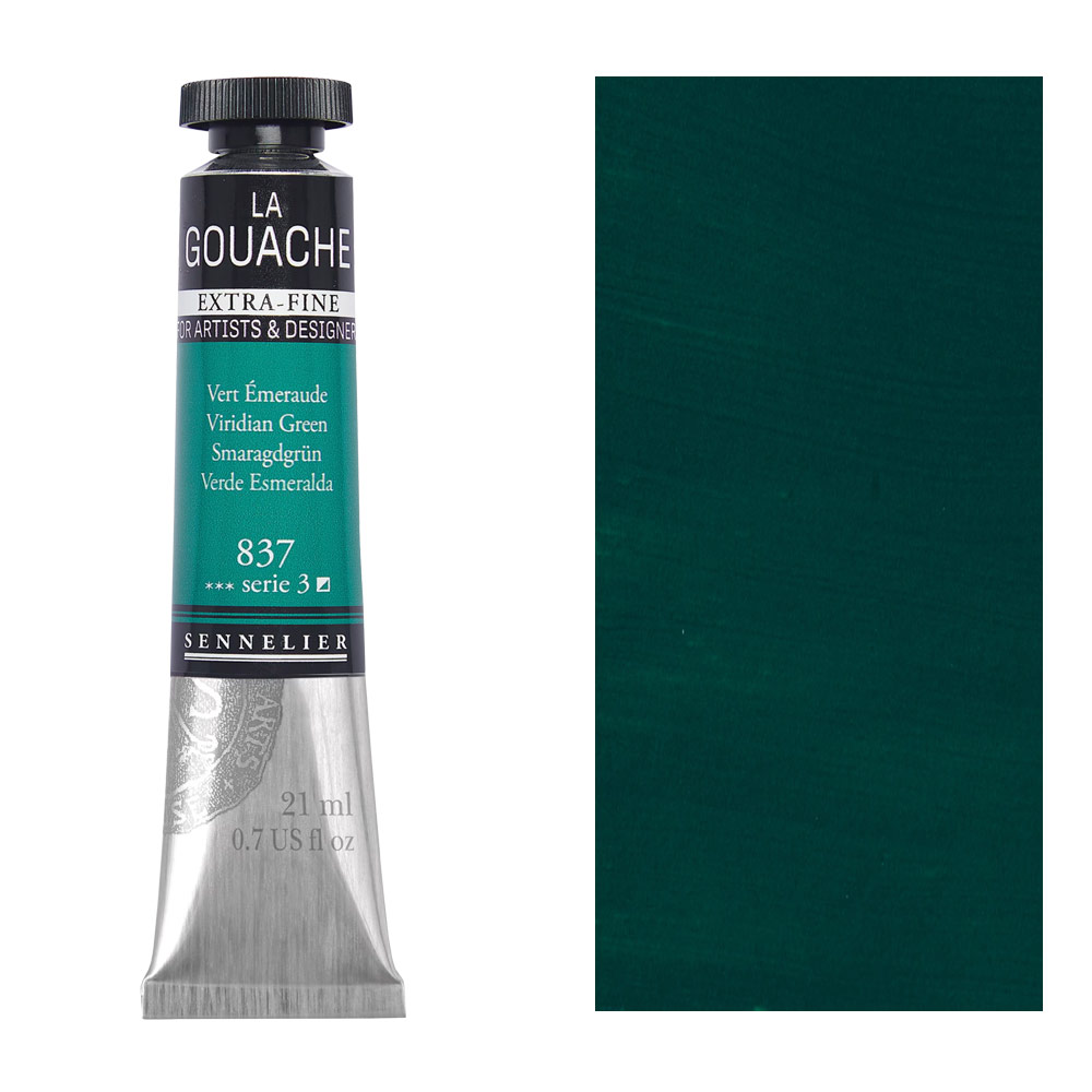 Sennelier Extra Fine La Gouache 21ml Viridian Green