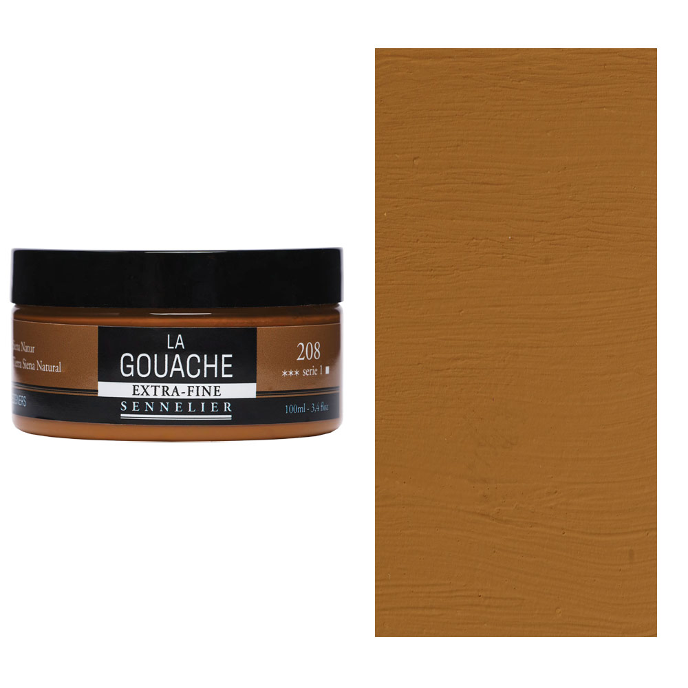 Sennelier Extra Fine La Gouache 100ml Raw Sienna