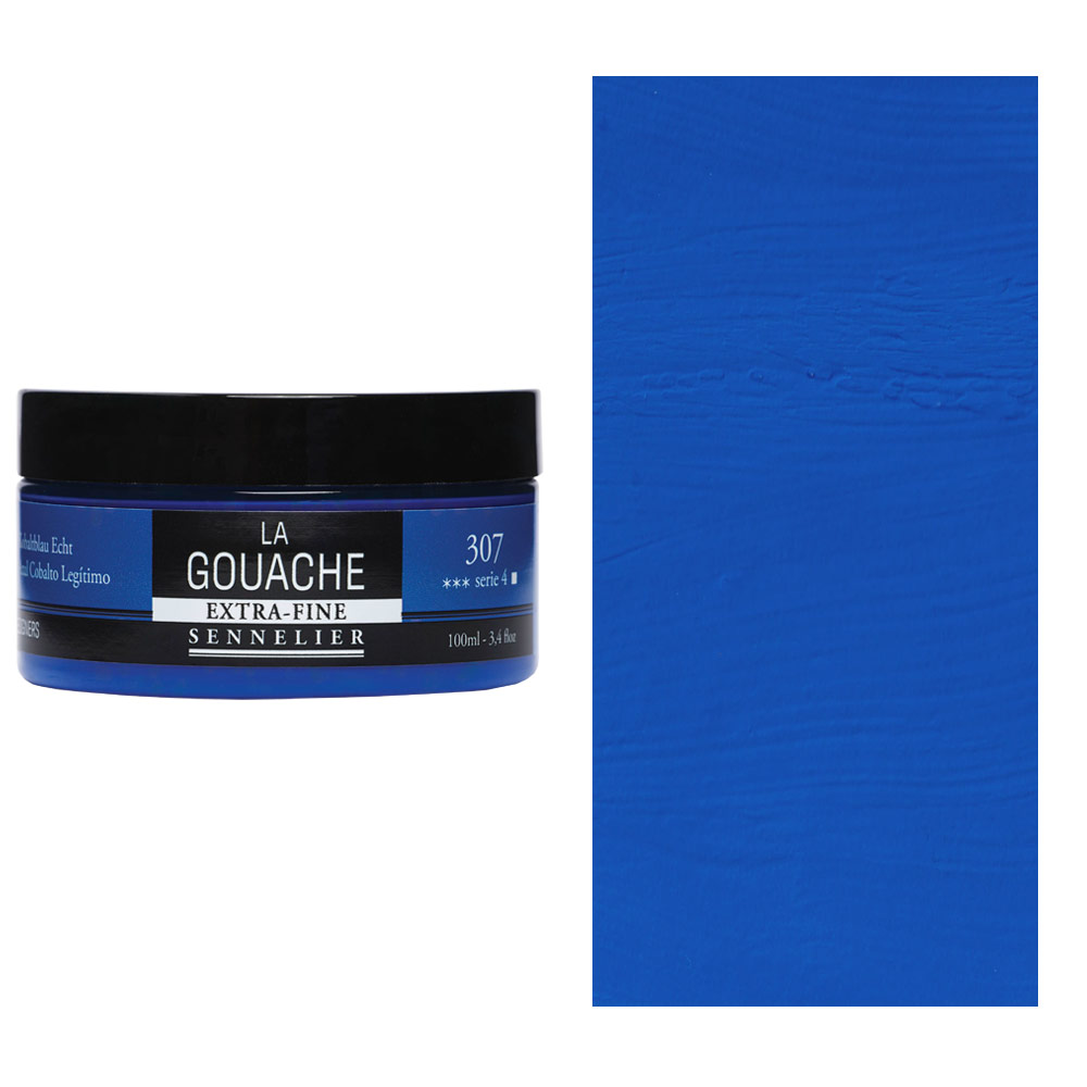Sennelier Extra Fine La Gouache 100ml Cobalt Blue