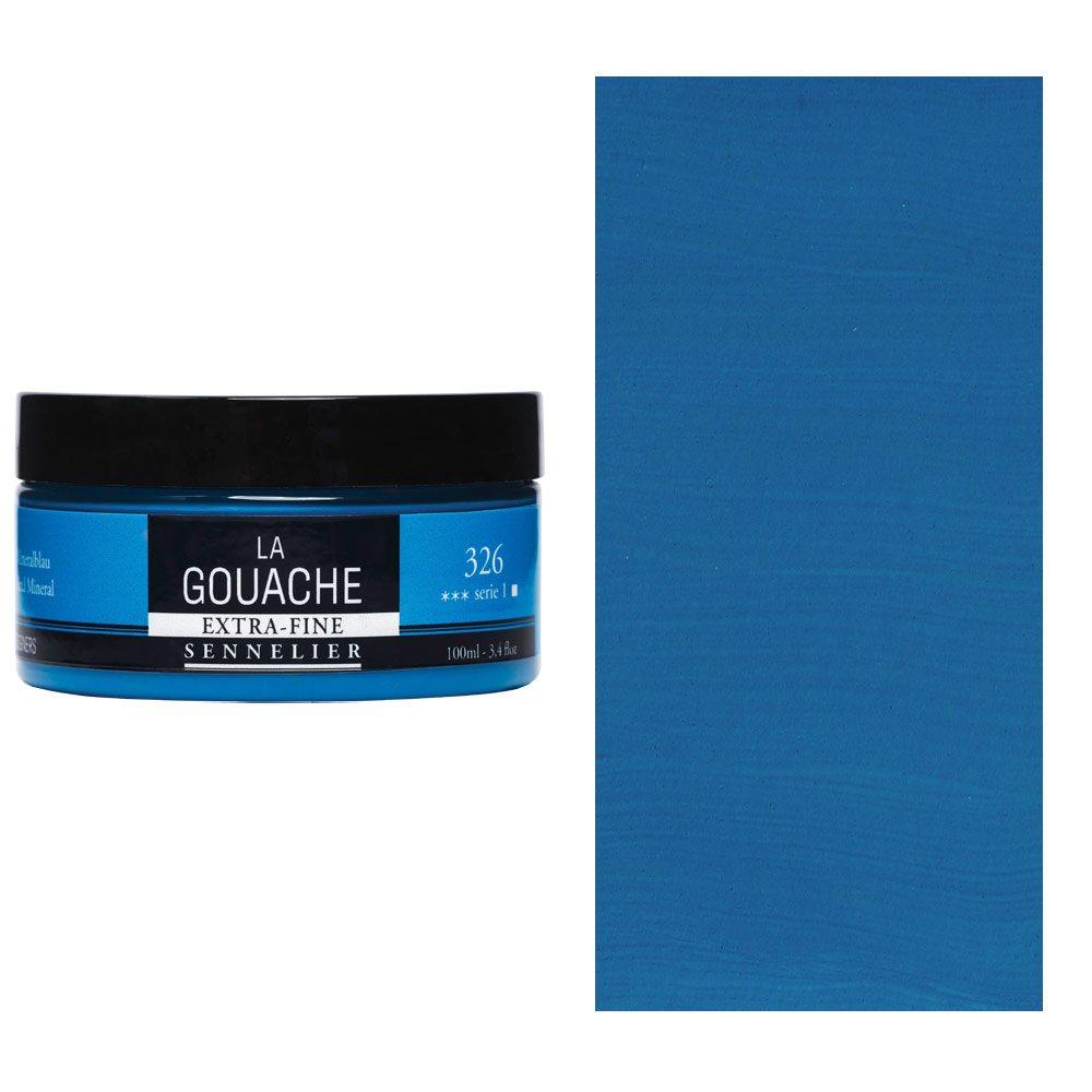 Sennelier Extra Fine La Gouache 100ml Phthalocyanine Blue