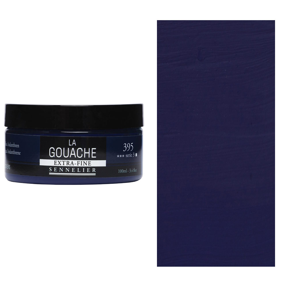 Sennelier Extra Fine La Gouache 100ml Blue Indanthrene