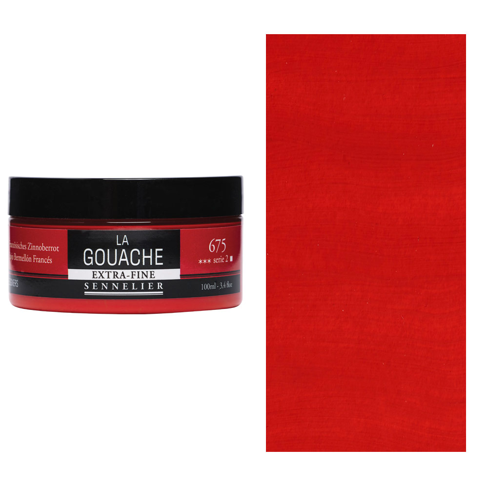 Sennelier Extra Fine La Gouache 100ml French Vermilion