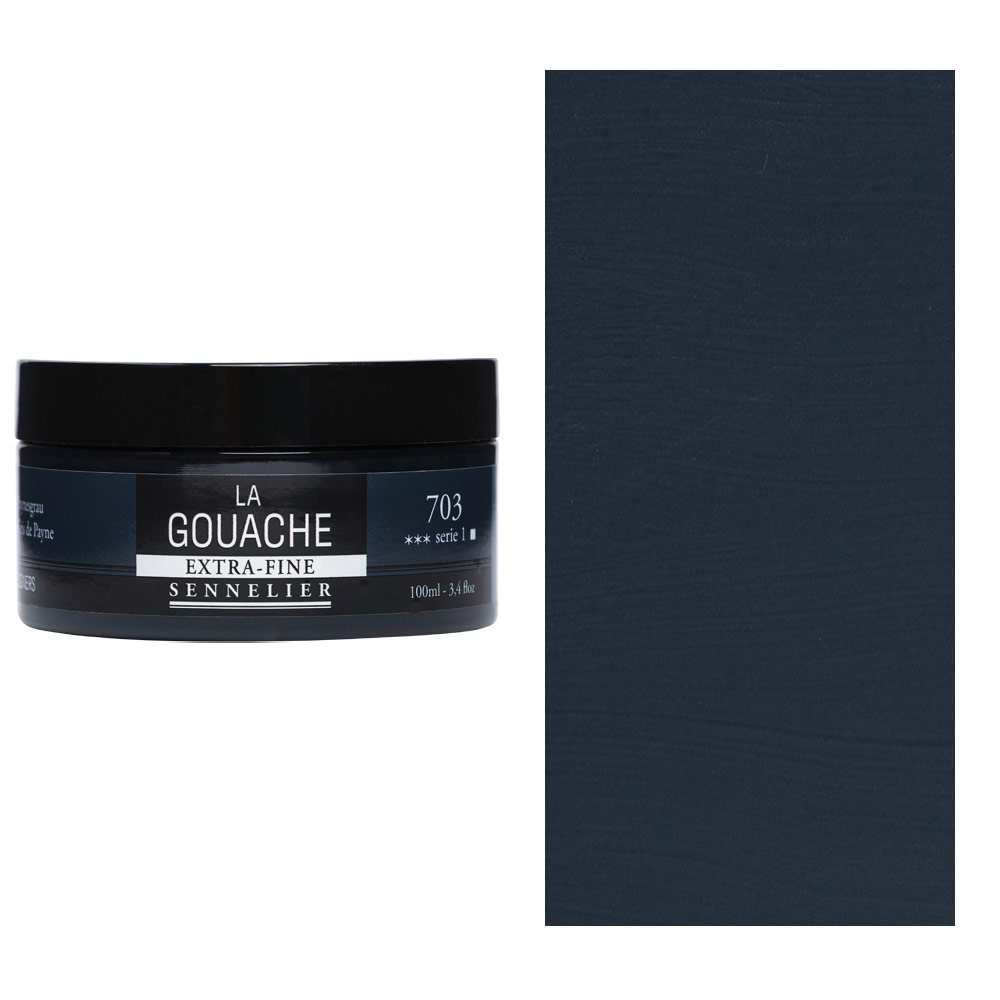 Sennelier Extra Fine La Gouache 100ml Payne's Grey