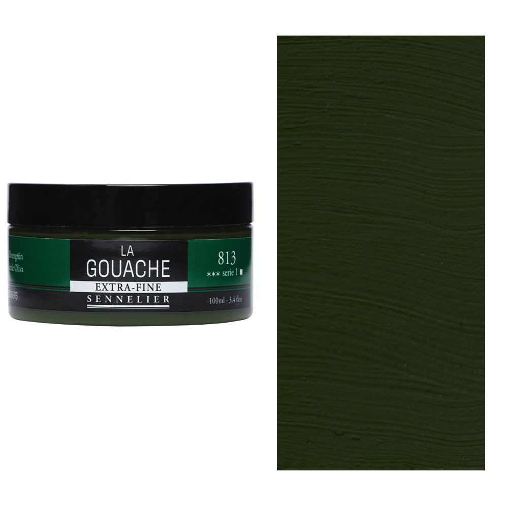 Sennelier Extra Fine La Gouache 100ml Olive Green