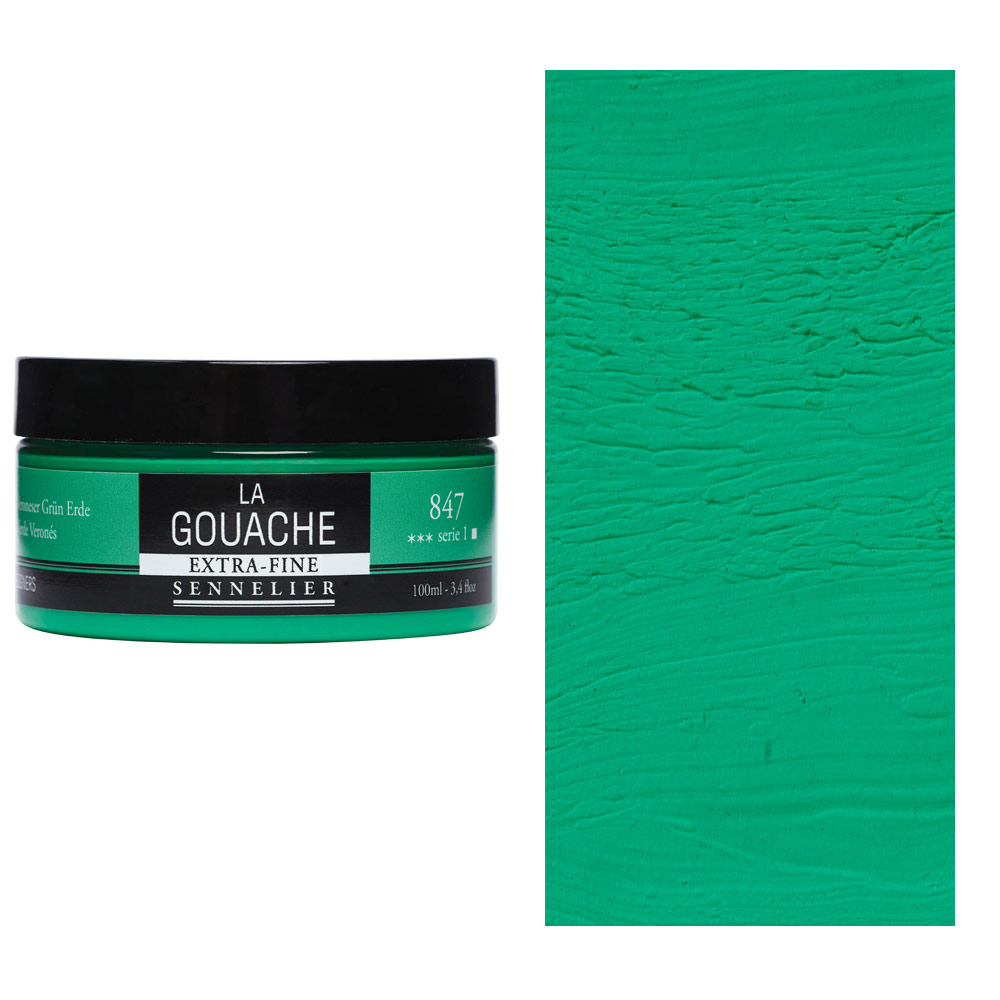 Sennelier Extra Fine La Gouache 100ml Emerald Green